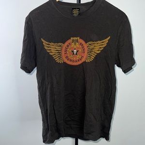 Lucky Brand Classic Tee, Fade Black, Sz Small, lightly worn, great condition